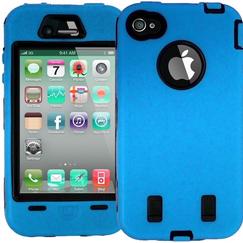 Custodia rigida antiurto blu - custodia,