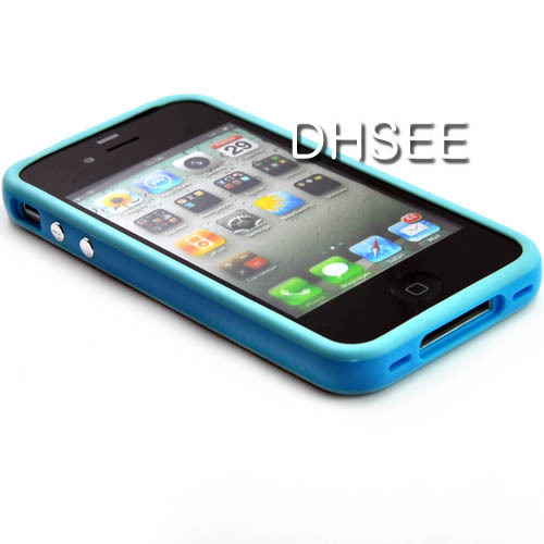 Custodia bumper blu nuova per